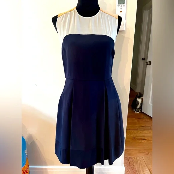 3.1 phillip lim blue dress 3.1 Phillip Lim Trapeze Mini Dress